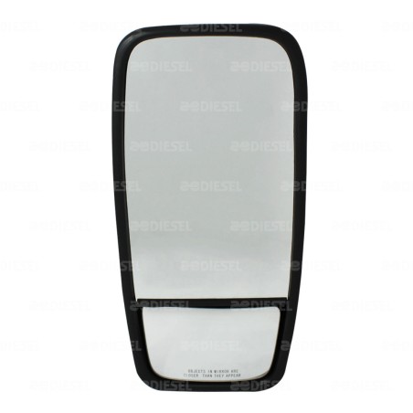 ESPEJO EXTERIOR MEDIANO DERECHO 2 LUNAS 17"